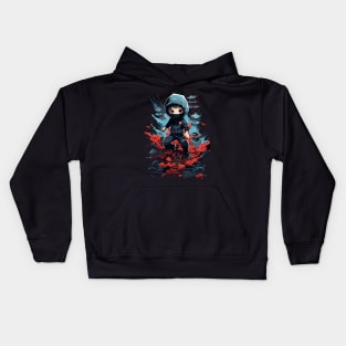 Ninja Black: Rejected Style Conquers Japan City! Kids Hoodie